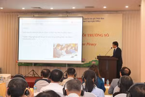 Hội thảo về thực thi bản quyền trên môi trường số. Ảnh: Thương Nguyễn (Bộ VH,TT&DL).