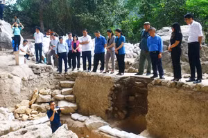 Di chỉ Mái đá Ngườm, xã Thần Sa, huyện Võ Nhai, tỉnh Thái Nguyên - Ảnh: ITN.