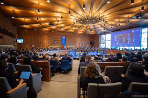 Quang cảnh phiên họp của Hội đồng Chấp hành UNESCO - Ảnh: Bộ VH,TT&DL.