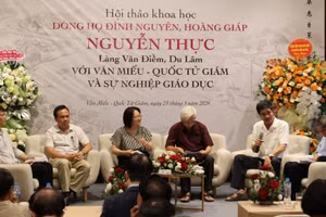 Hội thảo thu hút nhiều chuyên gia, nhà khoa học, tập trung làm rõ thân thế, sự nghiệp của các danh nhân khoa bảng họ Nguyễn đại tôn.