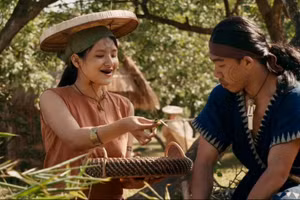 Phim "Huyền tình Dạ Trạch" tái hiện nhiều phong tục, nghi lễ truyền thống xưa của người Việt.