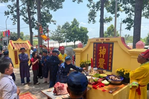 Lễ hội Kỳ yên đình thần Thoại Ngọc Hầu diễn ra vaof tháng 3 âm lịch hàng năm - Ảnh: ITN.