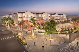 Eurowindow Twin Parks ghi điểm nhờ mô hình “vườn trong nhà, nhà trong công viên”.