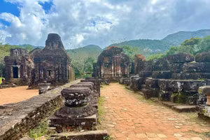 Khu đền tháp Mỹ Sơn - Ảnh INT.