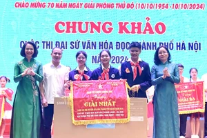 Hà Nội trao giải cuộc thi Đại sứ Văn hóa đọc năm 2024