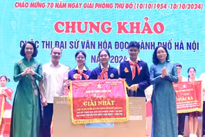 Hà Nội trao giải cuộc thi Đại sứ Văn hóa đọc năm 2024