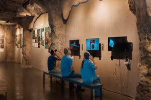 Khu trưng bày Trung tâm Thông tin Thám hiểm Hang động Phong Nha mở cửa tự do, miễn phí và không giới hạn độ tuổi - Ảnh: TITC.