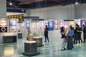 Trưng bày “Lịch sử, văn hóa Việt Nam” diễn ra tại phân khu Công nghiệp văn hóa.