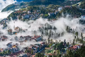 Sa Pa vừa được vinh danh trong danh sách 53 thị trấn đẹp nhất thế giới - Ảnh: ITN.