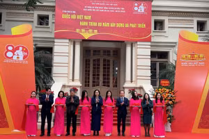 Triển lãm nhằm tôn vinh những giá trị lịch sử, chính trị và pháp lý to lớn của Quốc hội Việt Nam - Ảnh: Bộ VHTT&DL.