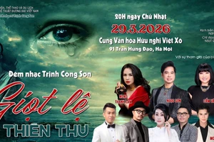 Đêm nhạc với sự tham gia của nhiều nghệ sĩ nổi tiếng.