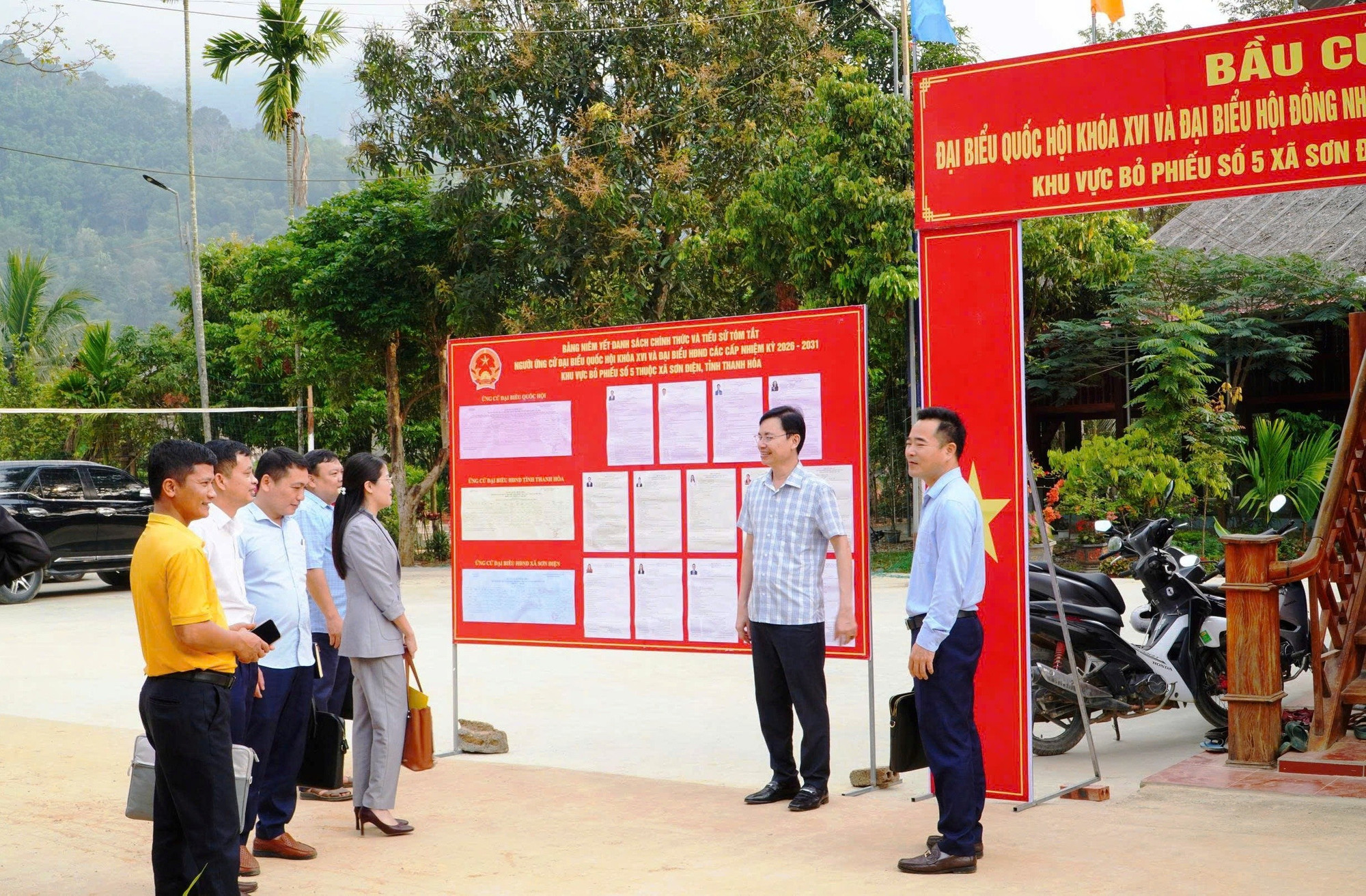 Công tác chuẩn bị bầu cử tại xã Sơn Điện (Thanh Hóa) cơ bản hoàn tất.