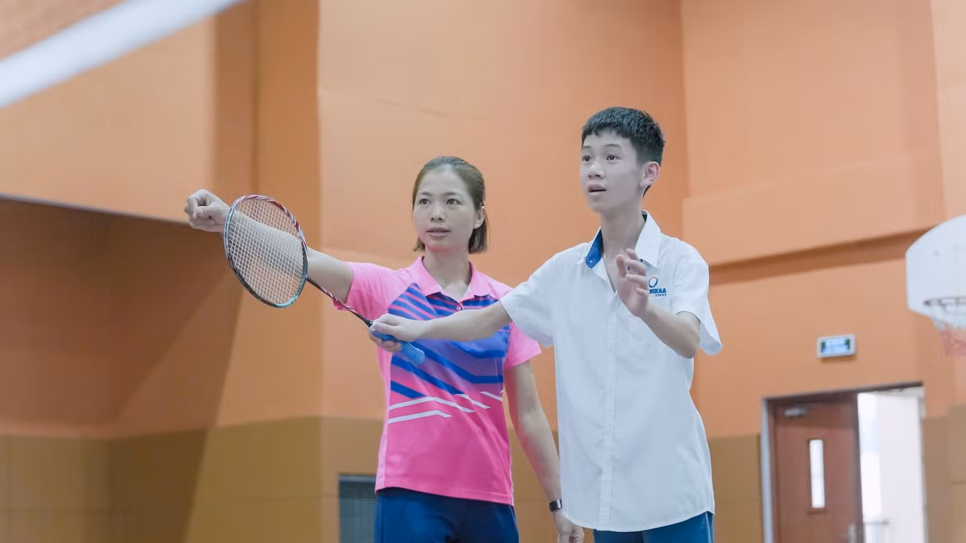 Học giáo dục thể chất tại Phenikaa School.