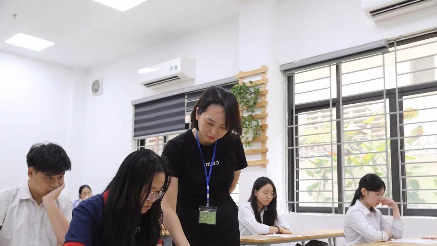 Học sinh Hà Nội thi vào lớp 10. Ảnh: Đăng Chung.