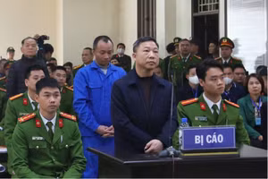 Bị cáo Lưu Bình Nhưỡng tại toà.