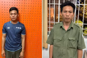 Hai người liên quan đến vụ việc. Ảnh: H.C