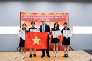 Học sinh Việt Nam đạt giải cao tại triển lãm thiết kế, ý tưởng và phát minh Nhật Bản JDIE năm 2024.