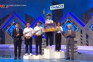 Phùng Mạnh Dũng xuất sắc giành vé vào trận thi quý Olympia.