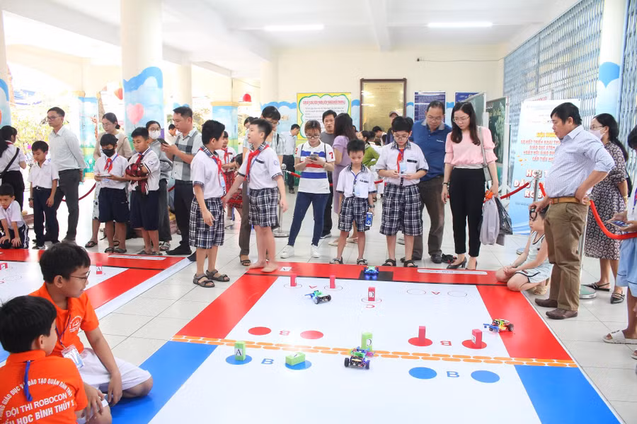 HS Tiểu học TP Cần Thơ tham gia Ngày hội giáo dục STEM cấp tiểu học năm 2024.