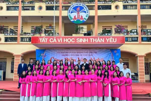 Đội ngũ nhà giáo Trường Tiểu học Lê Văn Tám - TP. Lào Cai (Lào Cai)