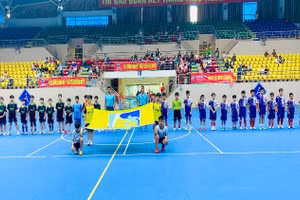 Lế bế mạc Giải Futsal “Tranh cúp Tiểu học Bắc Lệnh mở rộng”