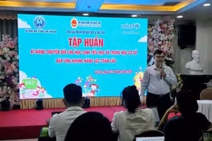 Tập huấn nằm trong khuôn khổ dự án "Học tập và kỹ năng cho trẻ em".