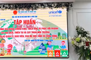 Bà Trần Phượng Anh - Phó Trưởng phòng GDPT – Sở GD&ĐT Lào Cai Phát biểu khai mạc.