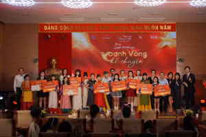 Vòng Chung kết Cuộc thi Tìm kiếm Ngôi sao Diễn giả Nhí toàn quốc Oanh Vàng kể chuyện năm 2025.