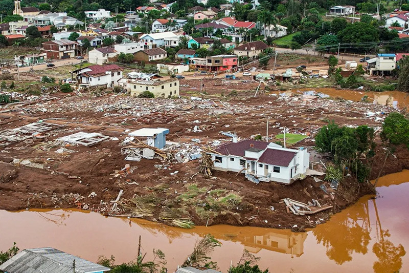 Lũ lụt kinh hoàng ở Brazil, số người chết tăng lên 78