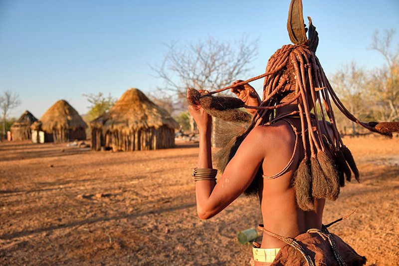 Chùm ảnh những đứa con của cát trong bộ lạc Himba