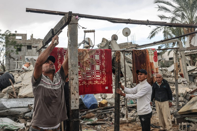 Sau lệnh ngừng bắn, người Palestine quyết xây dựng lại từ đống đổ nát 