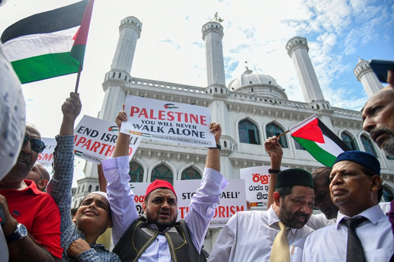 Hình ảnh thế giới Hồi giáo biểu tình phản đối ném bom Gaza 