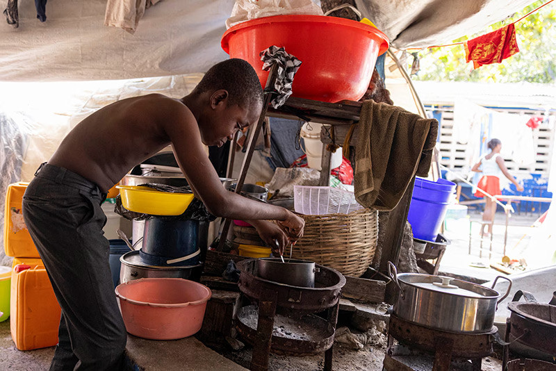 Chùm ảnh sự hỗn loạn ở Haiti 