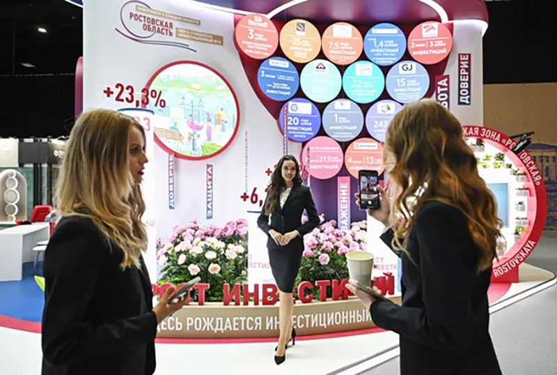 Chùm ảnh Diễn đàn Kinh tế Quốc tế SPIEF 2024 khai mạc ở St. Petersburg