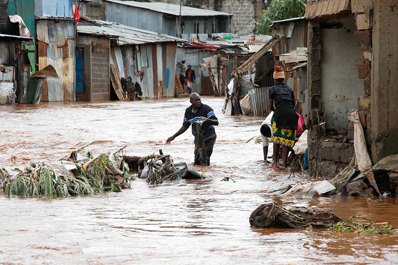 Chùm ảnh lũ lụt nhấn chìm thủ đô Kenya