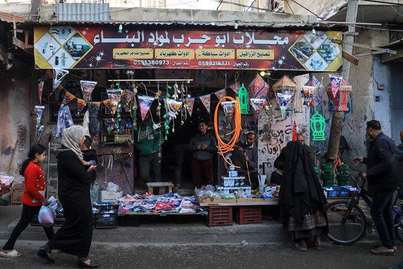 Chùm ảnh Ramadan buồn ở Gaza 