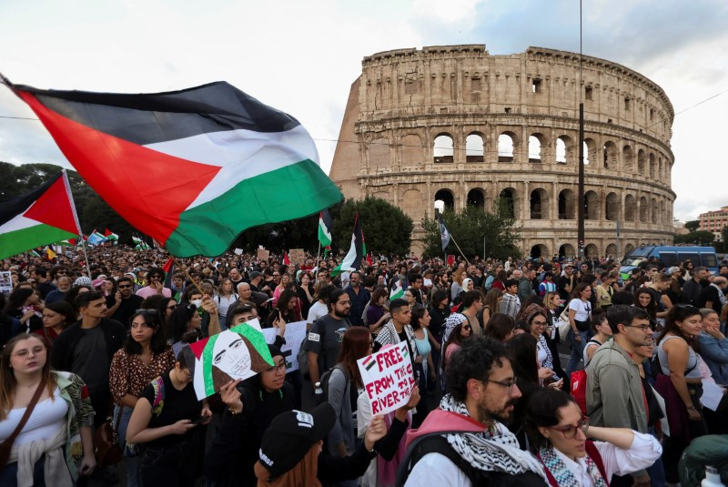 Chùm ảnh biển người trên thế giới biểu tình yêu cầu ngừng bắn ở Gaza