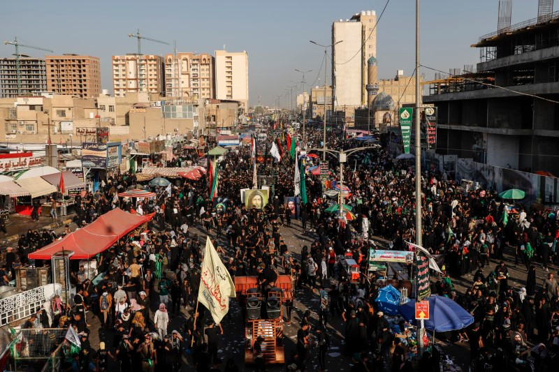 Chùm ảnh biển người tham dự cuộc hành hương Arbaeen 