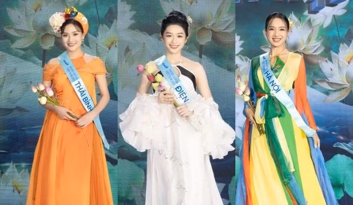 Các thí sinh tham gia cuộc thi Hoa hậu Quốc gia Việt Nam 2024. Ảnh: BTC.