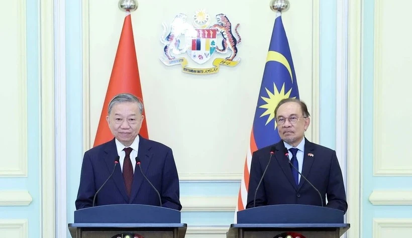 Tổng Bí thư Tô Lâm hội đàm với Thủ tướng Malaysia Anwar Ibrahim