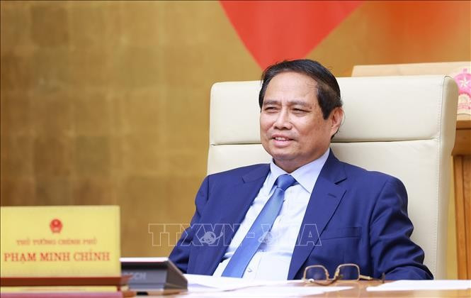 Thủ tướng Phạm Minh Chính chủ trì Phiên họp Chính phủ về tình hình phân cấp, phân quyền. Ảnh: Dương Giang/TTXVN. Thủ tướng Phạm Minh Chính chủ trì Phiên họp Chính phủ về tình hình phân cấp, phân quyền. Ảnh: Dương Giang/TTXVN.