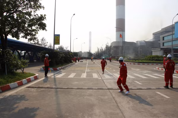 Các phần thi tại hội thao diễn ra sôi nổi.
