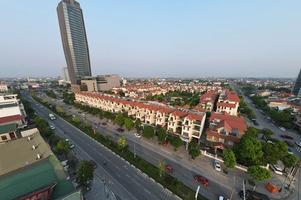 Một góc phường Thành Sen, Hà Tĩnh.