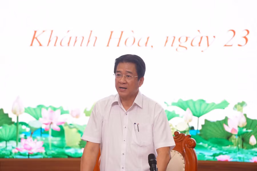 Phó Chủ tịch UBND tỉnh Khánh Hoà Nguyễn Long Biên. Ảnh: Cao Sơn