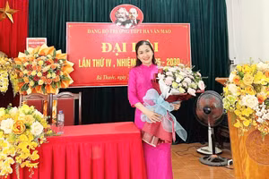 Cô giáo Vi Thị Thu Hằng, Trường THPT Hà Văn Mao (Bá Thước, Thanh Hóa).