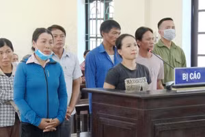 Các bị cáo tại phiên tòa. (Ảnh: CACC)