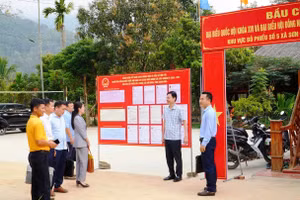 Công tác chuẩn bị bầu cử tại xã Sơn Điện (Thanh Hóa) cơ bản hoàn tất.