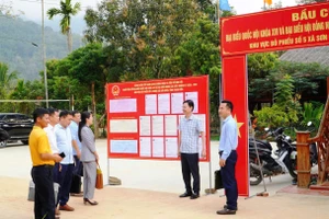 Công tác chuẩn bị bầu cử tại xã Sơn Điện (Thanh Hóa) cơ bản hoàn tất.