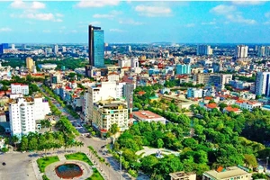 Một góc TP Thanh Hóa hiện nay. Ảnh: BTH
