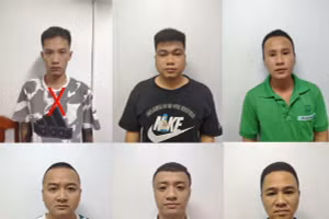 Một số bị can trong vụ án. Ảnh: CACC